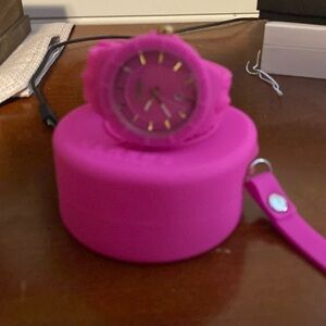 Versace hot pink ladies watch